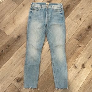 MOTHER stunner ankle fray